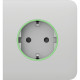 Лицьова панель Ajax SideCover for Outlet smart Jeweller White