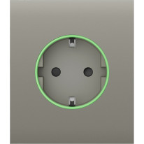 Ajax СenterCover (smart) [ type F ] Olive - Передня панель та кришка розетки