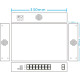 Ewind EW-S1928CG-AP - 28-портовий Giga PoE 24*1000M POE+2*GE+2*GF комутатор