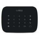 U-Prox Keypad G4 Черная - Многогрупповая клавиатура с сенсорной поверхностью