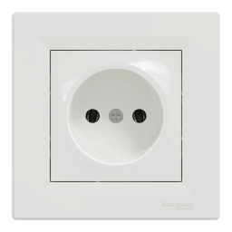 Schneider Electric ASFORA EPH3000121 Розетка одинарная без заземления