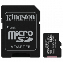 Kingston 512GB micSDXC Canvas Select Plus 100R A1 C10 Card + ADP Модуль флэш-памяти