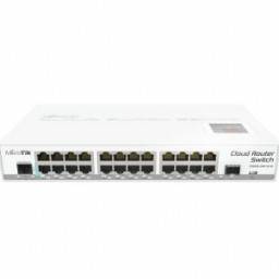 24-портовый коммутатор MikroTik CRS125-24G-1S-IN