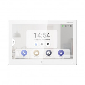 10-дюймовый цветной внутренний монитор Hikvision DS-KH9510-WTE1