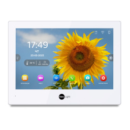 NeoLight ALPHA Hybrid White - Гибридный видеодомофон (AHD+IP, Wi-Fi, IPS)