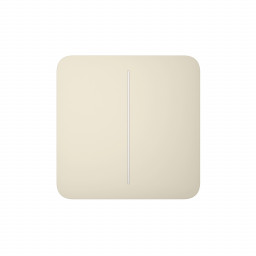 Ajax SoloButton (2-gang) Ivory/Слоновая кость - Кнопка для двухклавишного выключателя
