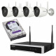 Набір Hikvision DS-7104NI-K1/W/M (1 шт.) + DS-2CV2021G2-IDW(D) (2.8 мм) (4 шт.) + WD10PURX-78 (1 шт.)