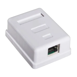 Hypernet MB-STP1 Розетка 1 порт экранированная RJ45 STP белая