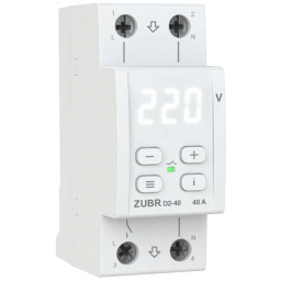 ZUBR D2-40 (max 40 А, 8 800 ВА) Реле напряжения