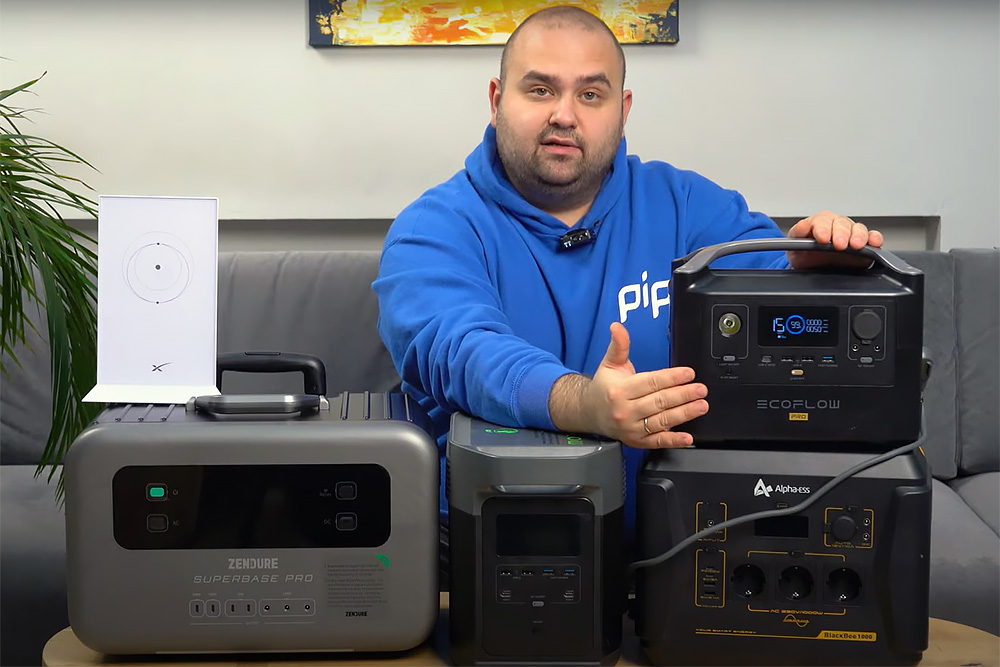 EcoFlow River Pro и Starlink